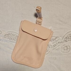 Pacsafe Peach Clip-On Interior Pouch - to keep your secrets!